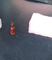 barbie babysits almost complete coke botle